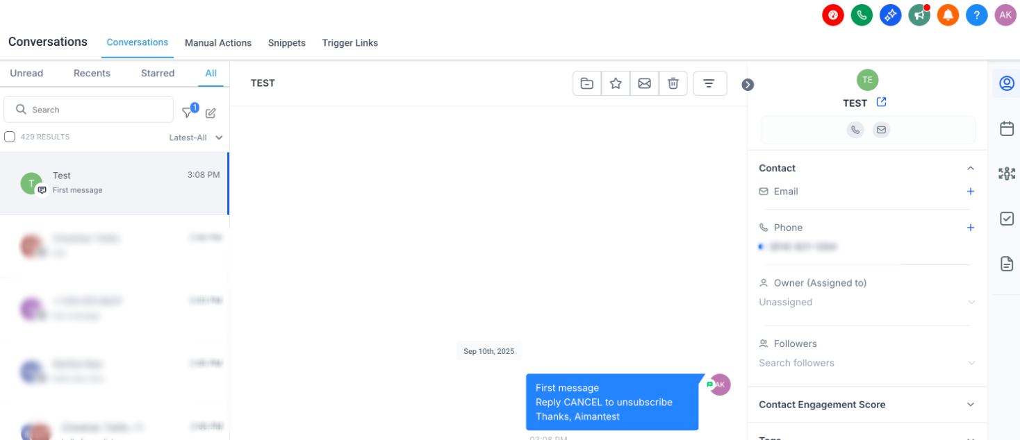 Opt-out language settings