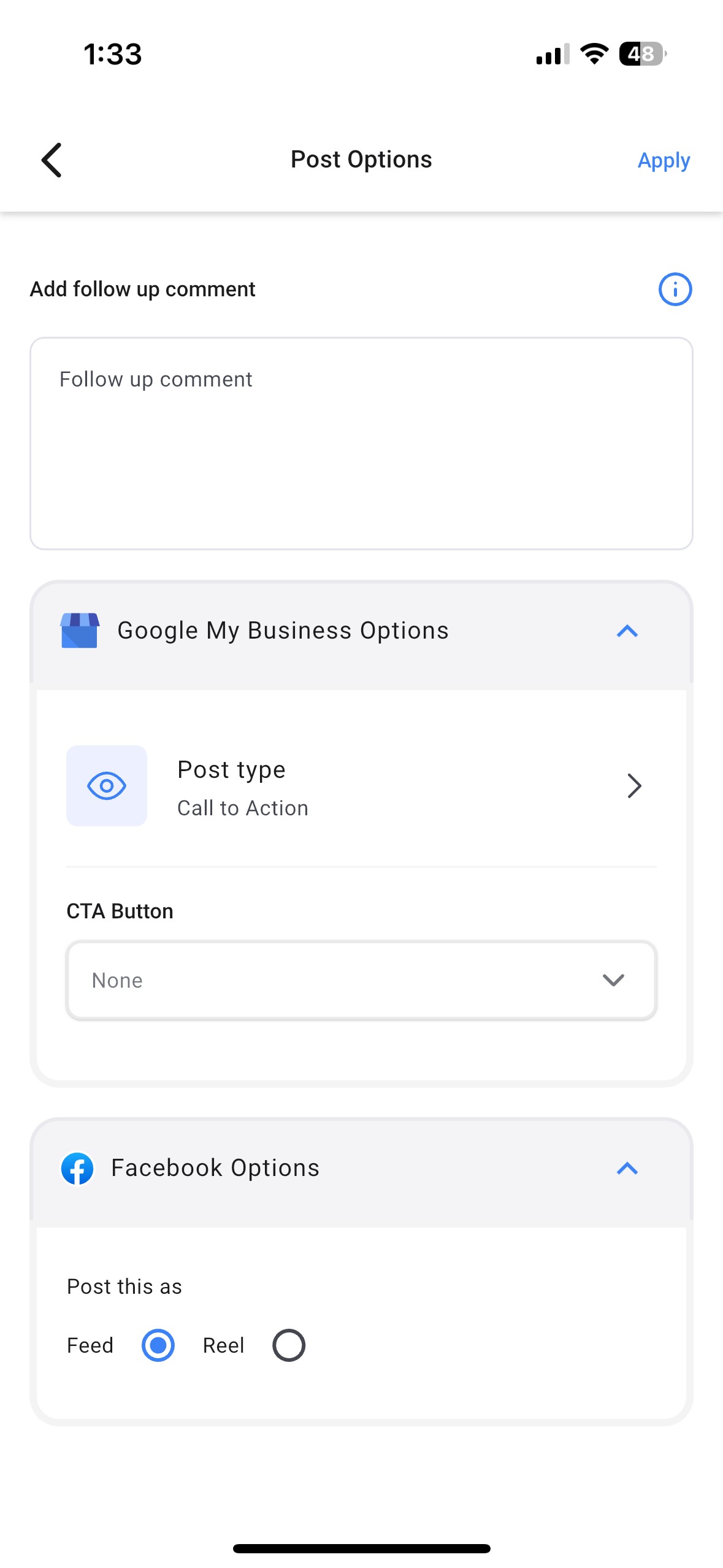 create-customize post