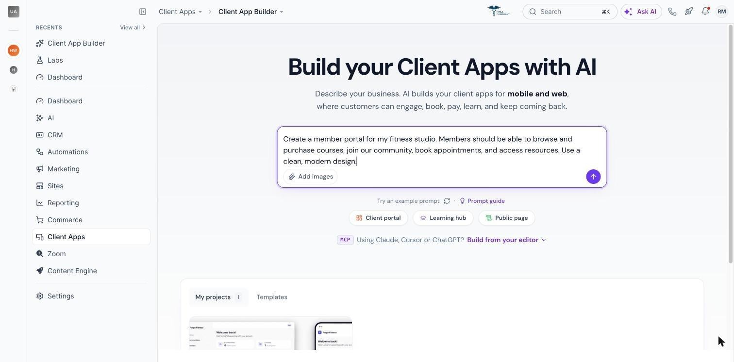 Describing your app