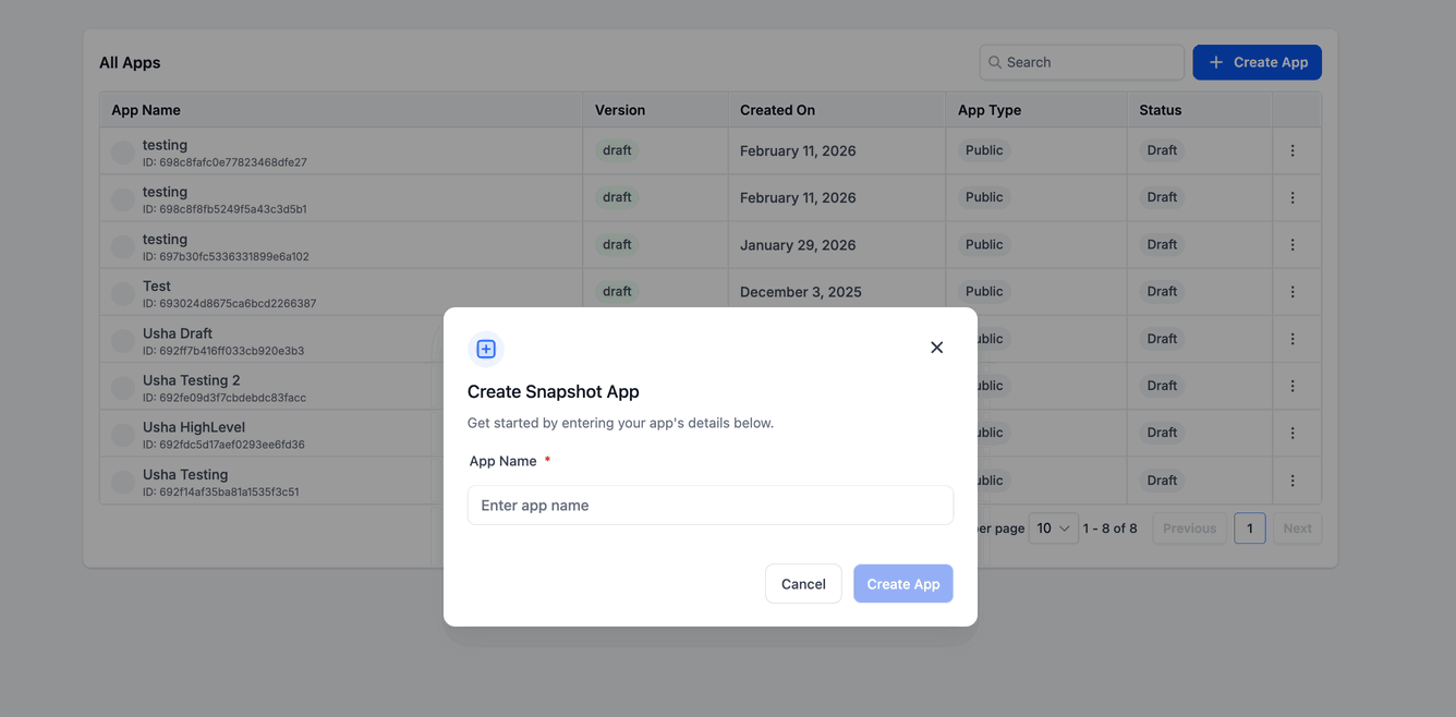 Sell on Marketplace Snapshot workflow