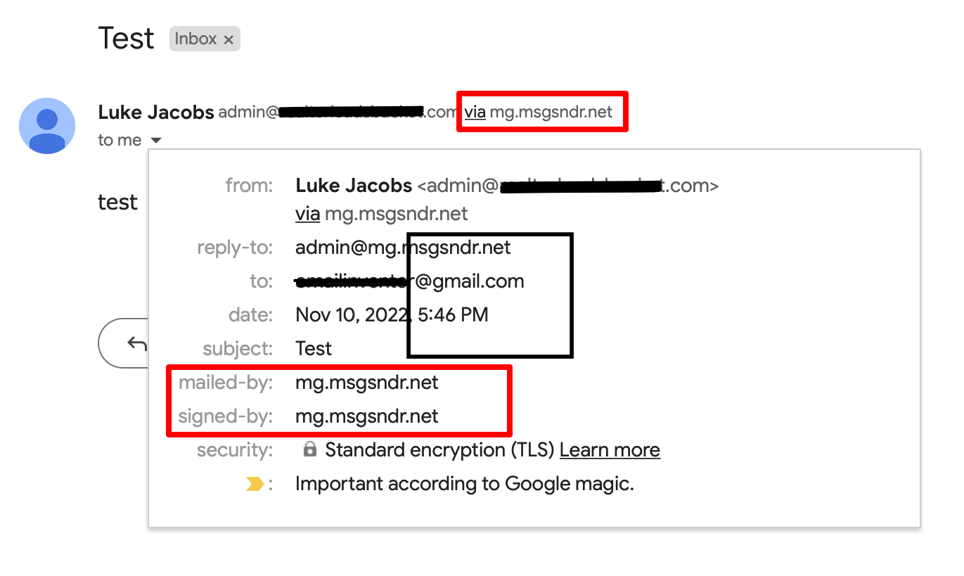 Default sent-on-behalf-of header