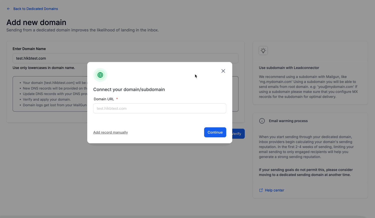 Verify DNS flow
