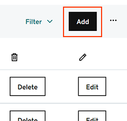 GoDaddy Add button for new DNS record